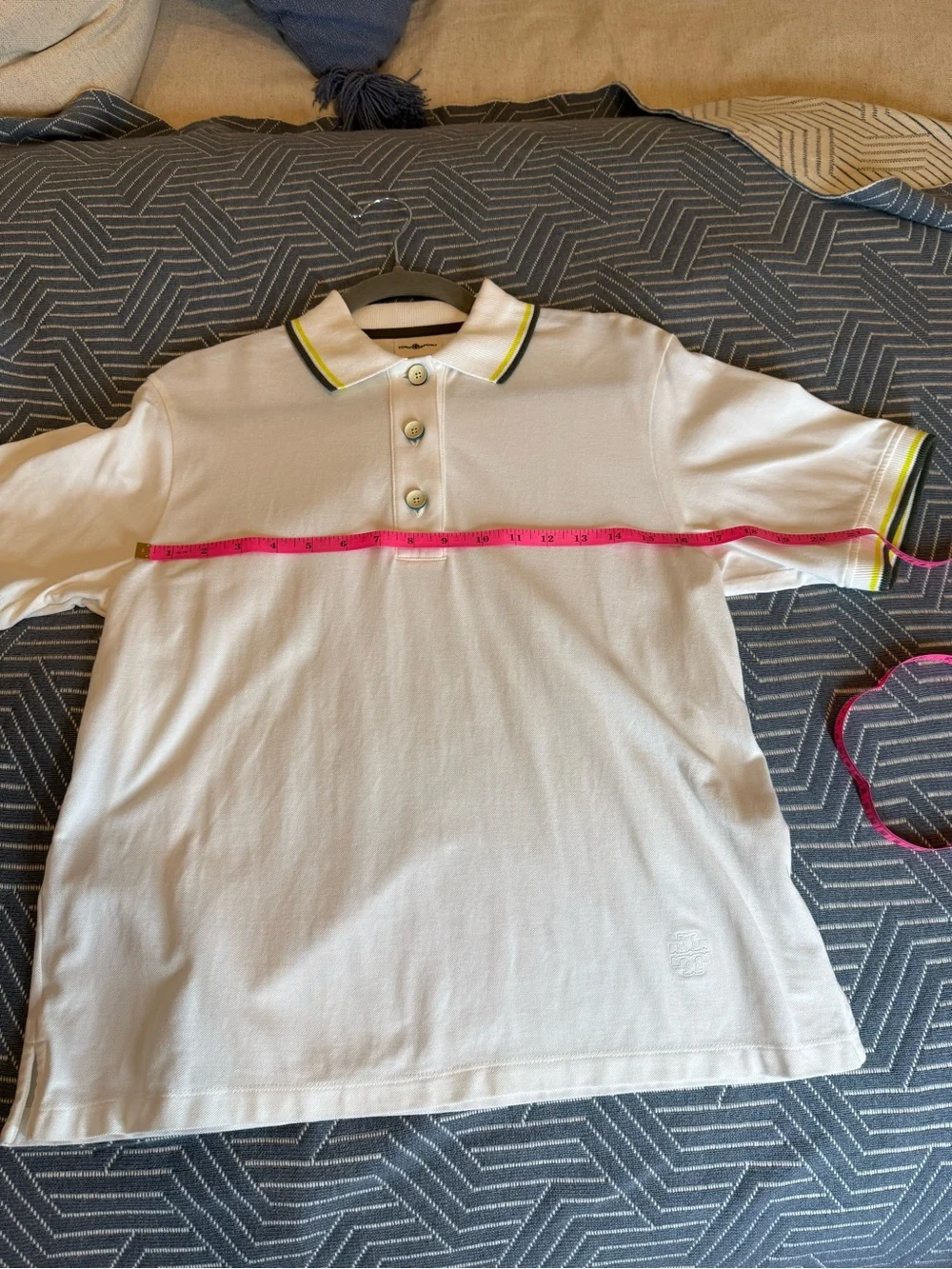 Women’s Tory Sport, Tory Burch white polo, golf shirt, XS